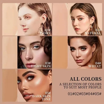 Blushimmer face contour stick and concealer pen, waterproof, long-lasting, for brightening skin and nose contouring in makeup.