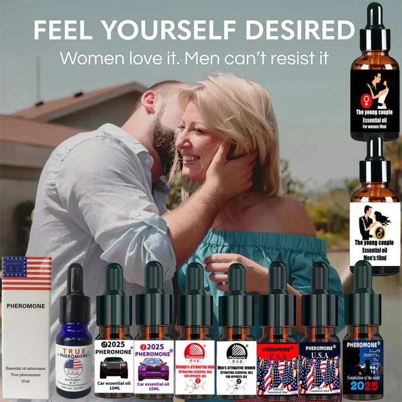 Blushimmer 10ml pheromone couple perfume bottle for men and women, featuring a light, alluring fragrance for lasting attraction.