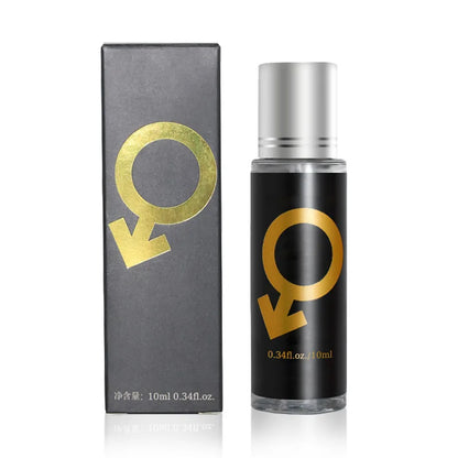 Men's Blushimmer pheromone perfume bottle with sleek design, showcasing natural, fresh fragrance for attracting women.