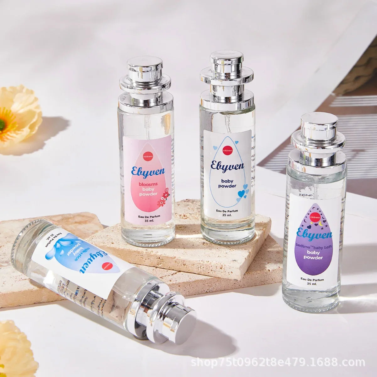 Blushimmer 35ml fruity rose scented female perfume bottle with high-quality essential oil, elegant and popular fragrance for women