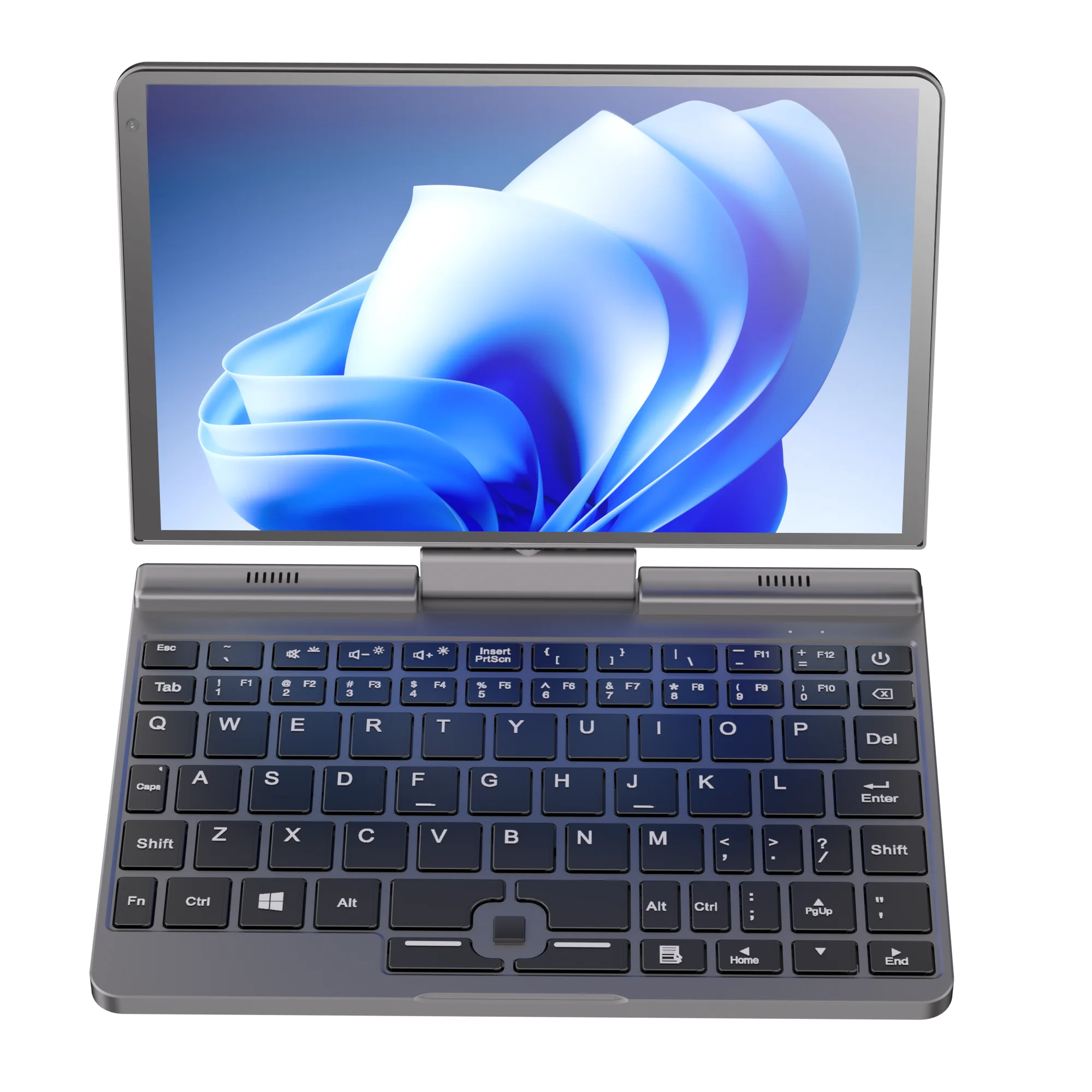 12th Generation Mini Laptop Intel N150 Quad-Core 8-inch Touch Screen Type-C Charging Port for Office and Entertainment Portable