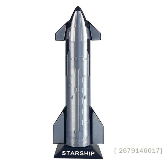 【YY26】Premium Starship Model Space X Starship Model Space Vehicle Desk Decoration Collectible Model Toys Kids Gifts