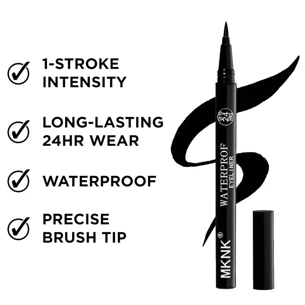 Blushimmer waterproof liquid eyeliner pen with quick-dry, long-lasting, matte finish, anti-smudge eye makeup for precise application