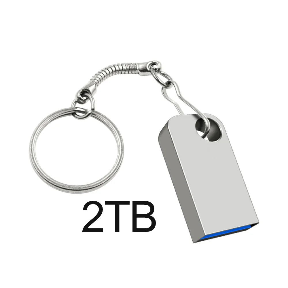 Super Mini Pendrive USB 3.0 Metal 128GB USB Flash Drive 512GB Pen Drive Waterproof Memoria Storage U Disk Flash Memory Stick 2TB