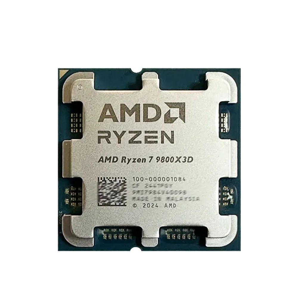 AMD Ryzen 7 9800X3D 4.7GHz Processor 120W L3=96M 8-Core 16-Thread NEW Socket AM5 4NM DDR5 R7 9800X3D but No Fan