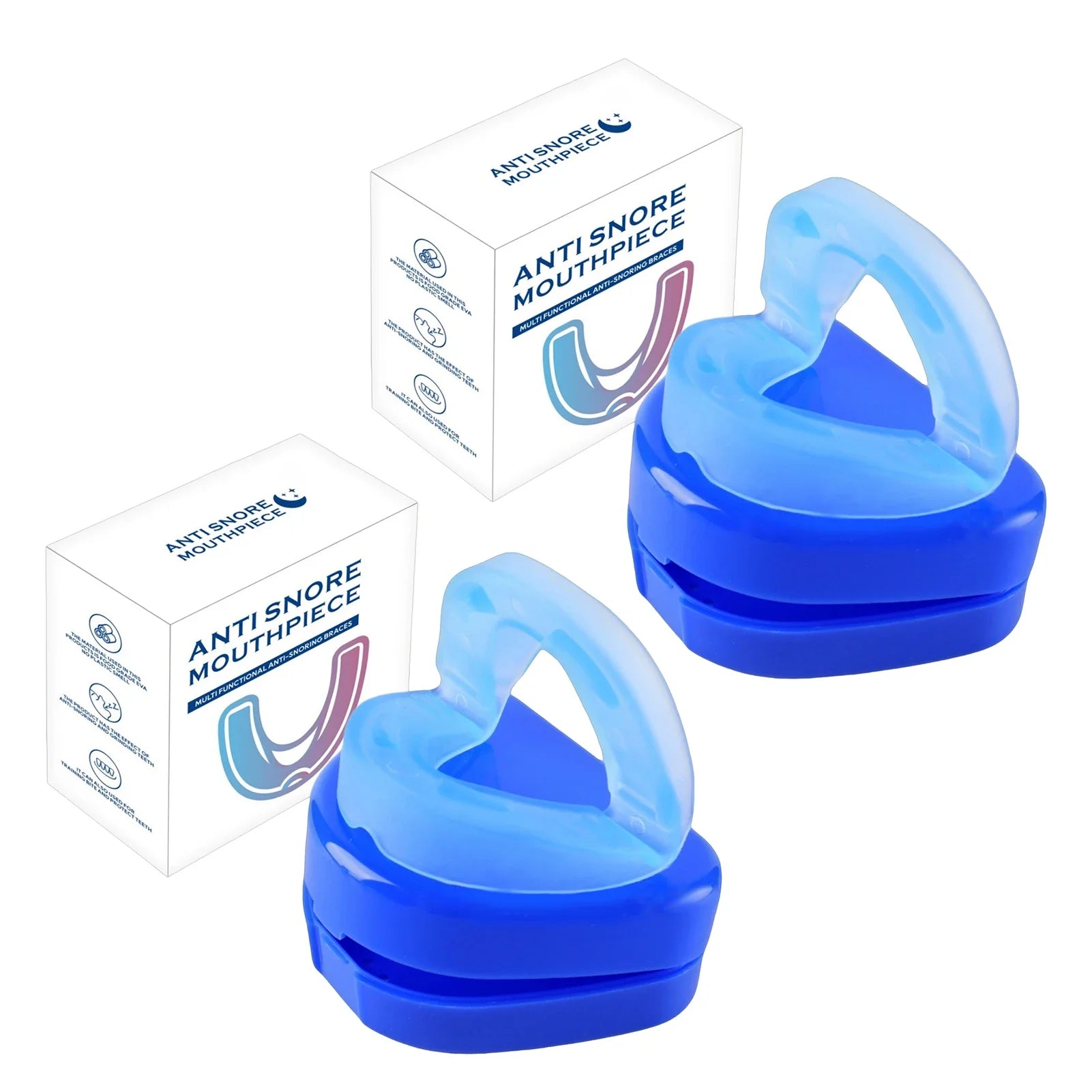 Effective Anti-Snoring Mouthpiece For Stops Snoring Mouth Guard Soft Comfortable Sleeping Aid For Improve Sleeping Quality Use