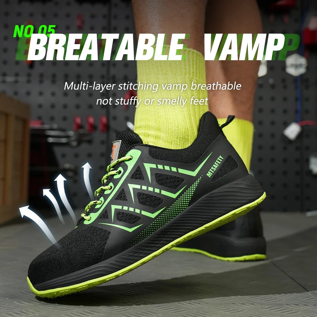 steel toe sneakers for men ultra-light construction site safety shoes anti puncture industrial work boots breathable work shoes