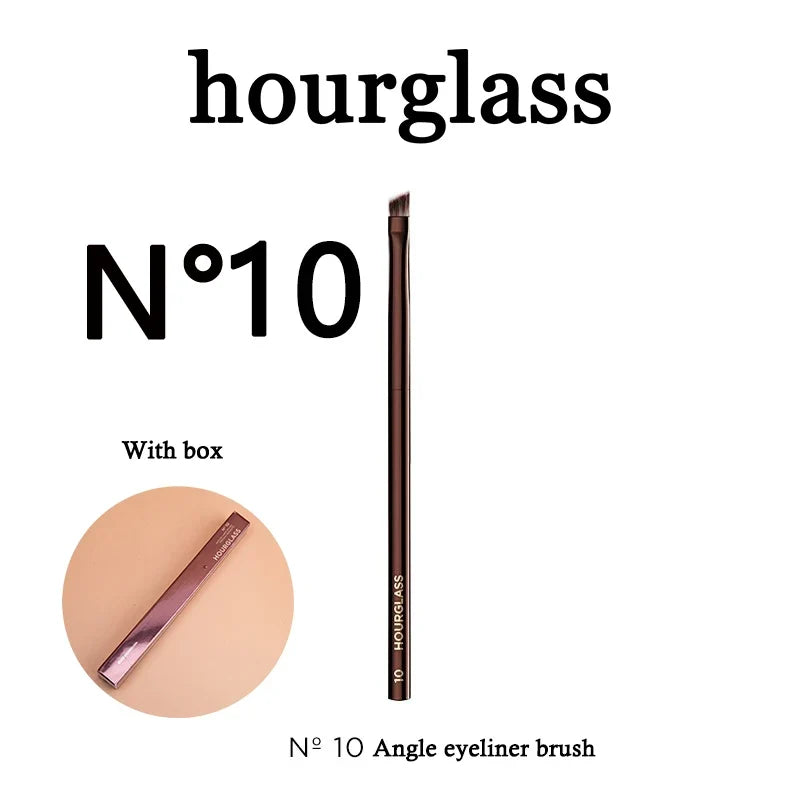 Blushimmer seamless finish concealer brush with angled design for precise application of liquid and cream concealers.