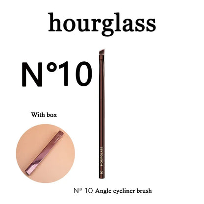 Blushimmer seamless finish concealer brush with angled design for precise application of liquid and cream concealers.