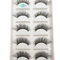 Set of 5 pairs of Blushimmer 3D faux mink false eyelashes, wispy and thick, Natural-looking soft false eye lashes for glamorous makeup.