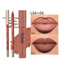 Blushimmer matte lipliner and lipstick set with waterproof, long-lasting soft matte color for women's lip makeup.