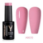 YOKEFELLOW 10ml translucent pink gel nail polish by Blushimmer, high-quality soak-off UV gel for long-lasting, natural-looking nails