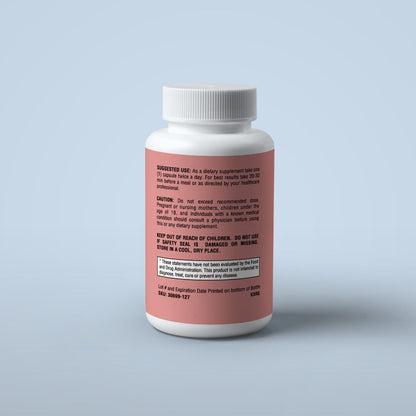 Bottle of Nutra Moment Saffron Pure supplement with saffron threads in a clear container, on a white background.