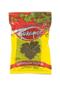 S101 Yakamoz Grape Leaves 500g in a clear jar, showing fresh, rolled grape leaves used for Mediterranean dishes.
