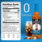 Saltella Sugar-Free Vanilla Salted Caramel Syrup by Syruvia, showing a glass bottle with a caramel-colored liquid and label.