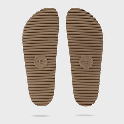 Fleks Seagrove Flip Flop with blush-colored straps and sandy outsole, perfect for casual summer wear.
