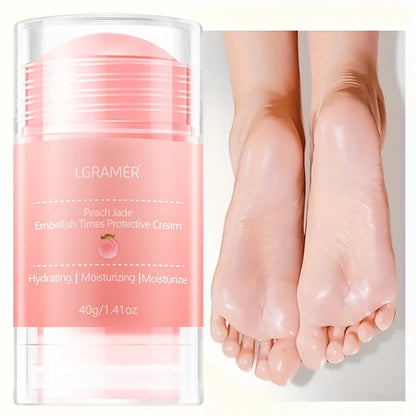 LGRAMER Peach Hand and Foot Cream  Deeply moisturizes and nourishes the skin of the feet, gentle and non-irritating / anti-crack