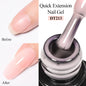 Milky White Nail Extension Gel Clear Nude Building UV Gel For Nails Finger Extensions Form Tips French Nails Manicure Nail Art