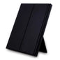 Blushimmer portable three-sided LED makeup mirror with adjustable lighting, ideal for travel and quick touch-ups.
