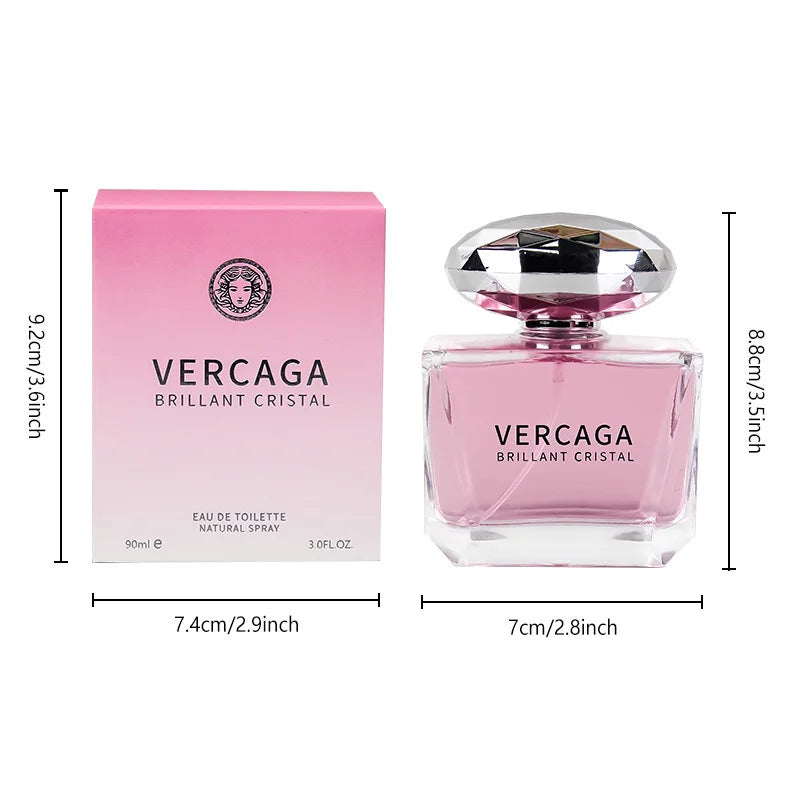 Blushimmer Sweet Love Luxury women’s body spray with floral scent, crystal diamond bottle, long-lasting perfume, 50ml fragrance for women