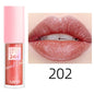 Blushimmer 18-color glitter lip gloss with long-lasting, waterproof liquid lipstick and moisturizing lip balm for shiny, colorful lips.