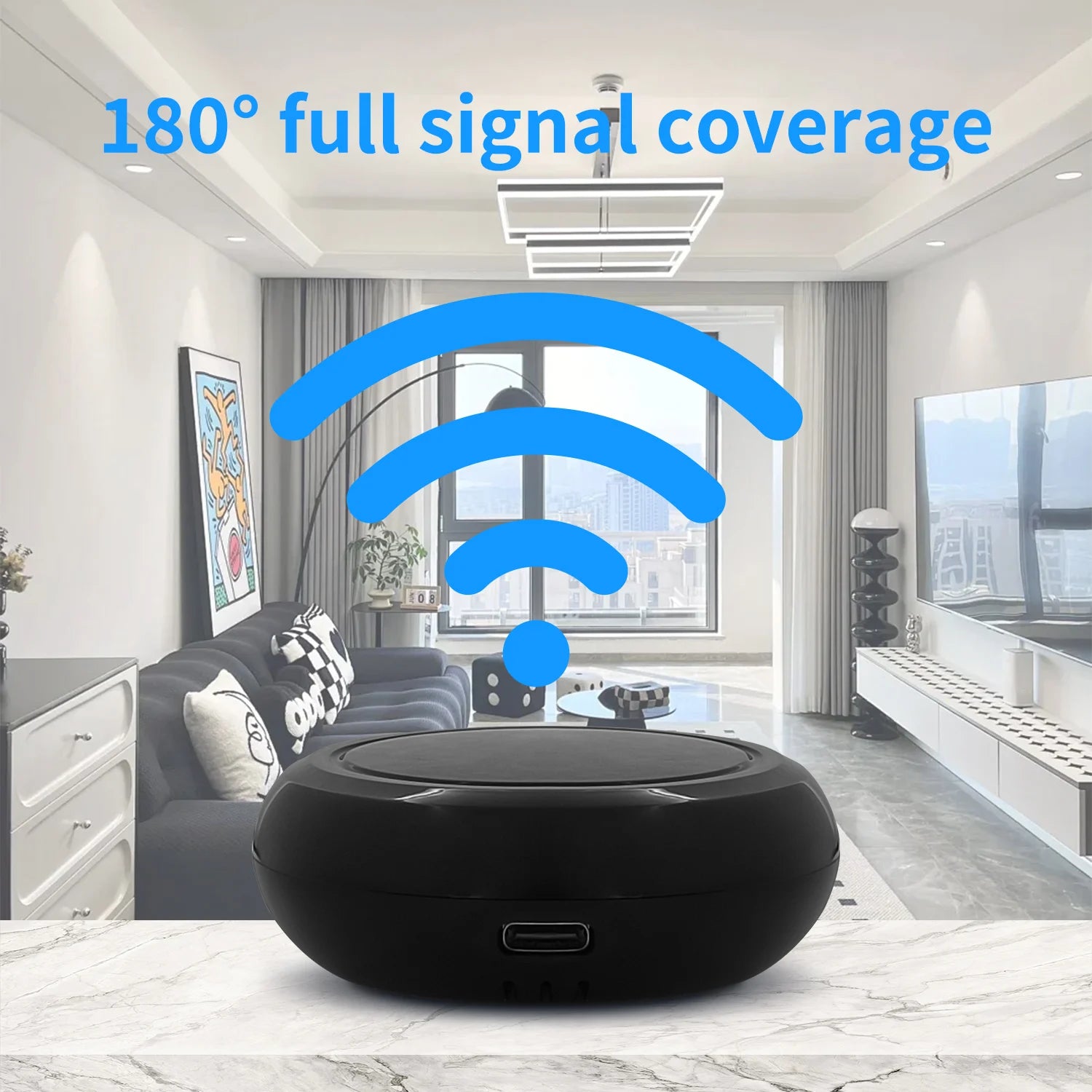 Tuya Smart WiFi IR Remote Controller Smart Life Devices Home Control Panel APP Remote Control Compatible Alexa