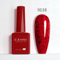 Blushimmer CANNI Hema Free Nail Gel Polish Fall Color Collection with semi-permanent diamond long wear top coat in vibrant red and nude shades