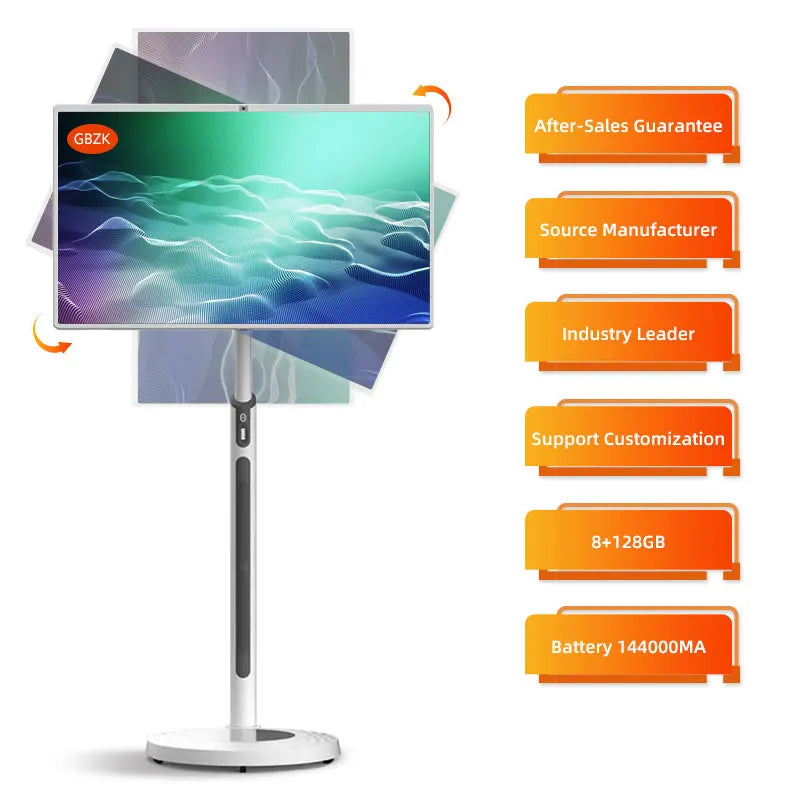 32 Inch Gaming Monitor Smart Tvs Television Touch Screen Tv Mobile Tv Android System Portable Display Screen Move At Will
