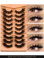Blushimmer fluffy 3D mink cat eyelashes with natural look, lightweight, reusable false lashes for daily, party, or wedding makeup.