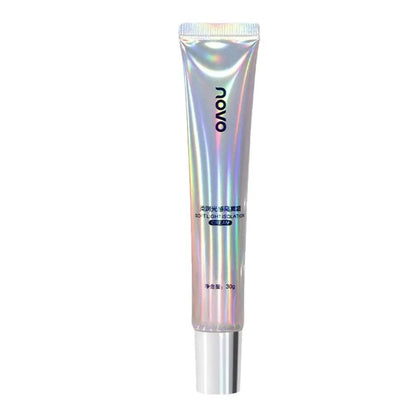 Blushimmer long-lasting oil control primer with pore blurring and brightening face base for smooth, moisturized pre-makeup skin.