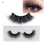 Blushimmer LEHUAMAO 5D Mink Hair false eyelashes with wispy, cross design, fluffy natural look, handmade eyelash extension tools.