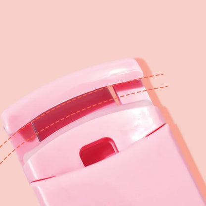 Blushimmer mini eyelash curler with multicolor folding design, professional false eyelash curling clip for beauty and makeup.
