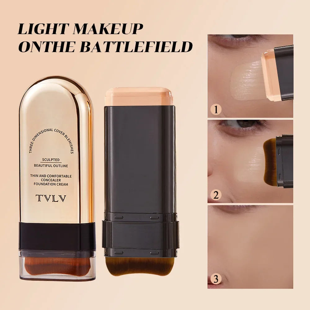 Blushimmer TVLV Skin Tint Stick for flawless, long-lasting, waterproof concealer and contour makeup on the face.