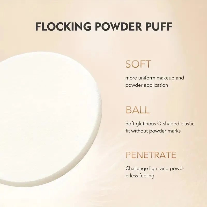 Blushimmer pressed waterproof powder compact with full coverage face setting makeup, available in three color control options.