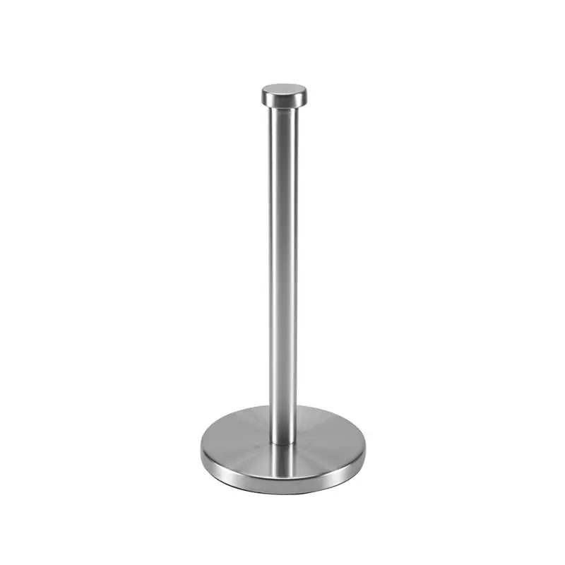 AB47-Stainless Steel Roll Paper Towel Rack Kitchen Tissue Holder Bathroom Toilet Paper Stand Napkin Rack House Tool