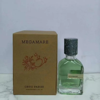Unisex oriental woody perfume by Blushimmer in 50ml bottle with warm amber, soft musk, and earthy notes, elegant fragrance.