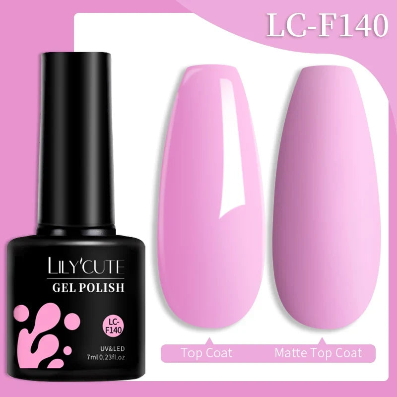 Colorful Lilycute 7ml gel nail polish bottle by Blushimmer, showcasing vibrant shades for long-lasting manicure and nail art.
