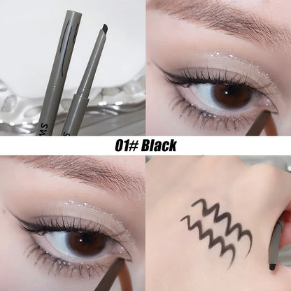 Blushimmer silky long-lasting wine red eyeliner pencil with waterproof, matte finish, easy to apply eye makeup cosmetic.