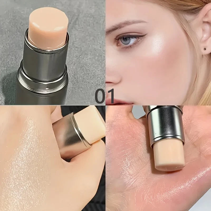 Waterproof Brighten Face Highlighter Blush Stick Makeup Glitter Corrector Contour Illuminator Shimmer Rouge Stick Cream Cosmetic