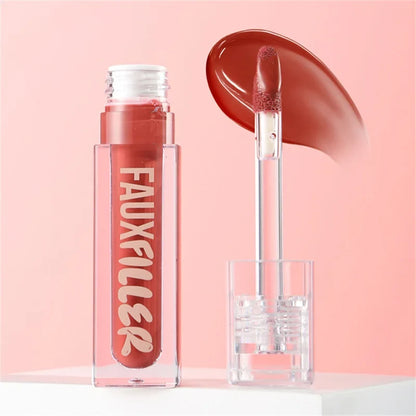Huda Beauty Blush Filter Soft Glow liquid blush and Blushimmer shiny lip gloss in cotton candy and bubblegum shades, with a concealer.