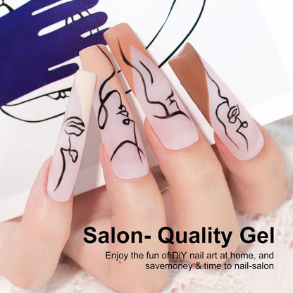 Blushimmer LimeGIRL gel nail polish set with UV LED light and professional nail art tools for semi-permanent manicures.