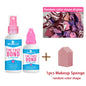 Blushimmer long-lasting primer and setting spray duo with deep hydration, smudge-proof makeup base, and non-greasy formula