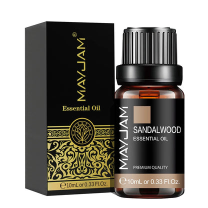 Blushimmer lavender, jasmine, eucalyptus, vanilla, sandalwood, bergamot, rosemary, citronella, and cinnamon fragrance oils in a 10ml bottle.