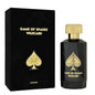 Jo Milano Paris Game of Spades Wildcard unisex eau de parfum spray in 100ml, featuring floral pheromones and lasting fragrance.
