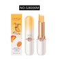 Blushimmer OMGA color-changing lip balm in peach flavor, moisturizing, waterproof, and temperature-sensitive jelly lipstick on smooth lips