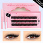 Blushimmer GROINNEYA DIY eyelash extension kit with mixed lash clusters, lash bond, seal, and tweezers for at-home lash application