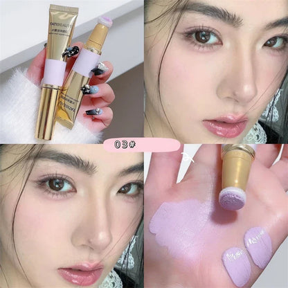 Blushimmer Air Sense Liquid Blusher in Cute Strawberry Milk Purple, matte finish, for contour and brightening, Korea dupe makeup for women.