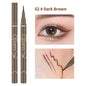 Waterproof Quick-drying Liquid Eyeliner/ultra-fine Matte Black Brown/long-lasting Silkworm Eyeliner/eye Makeup/gifts