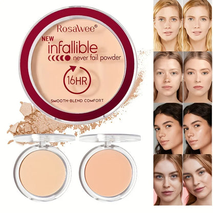 Blushimmer matte pressed powder foundation with full coverage, longwear face makeup, oil control, and flawless finish.