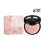 Blushimmer full coverage pressed powder foundation with oil control, waterproof, brightening, and matte finish for flawless face makeup.